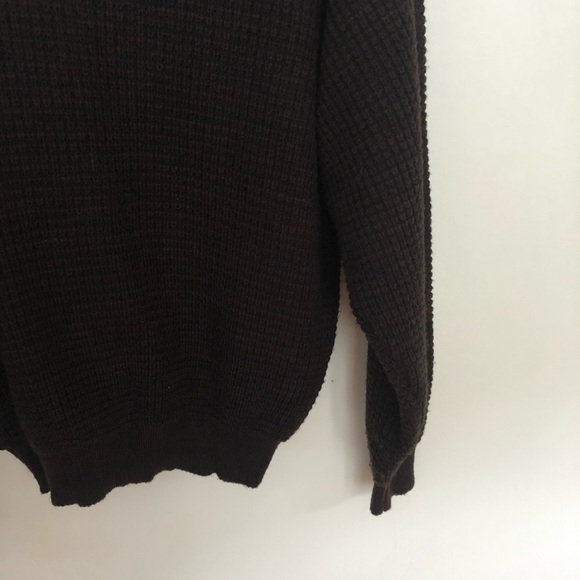 VTG Giovanni Luomo Leather Knit sweater leopard dynasty 80s - Picture 7 of 7